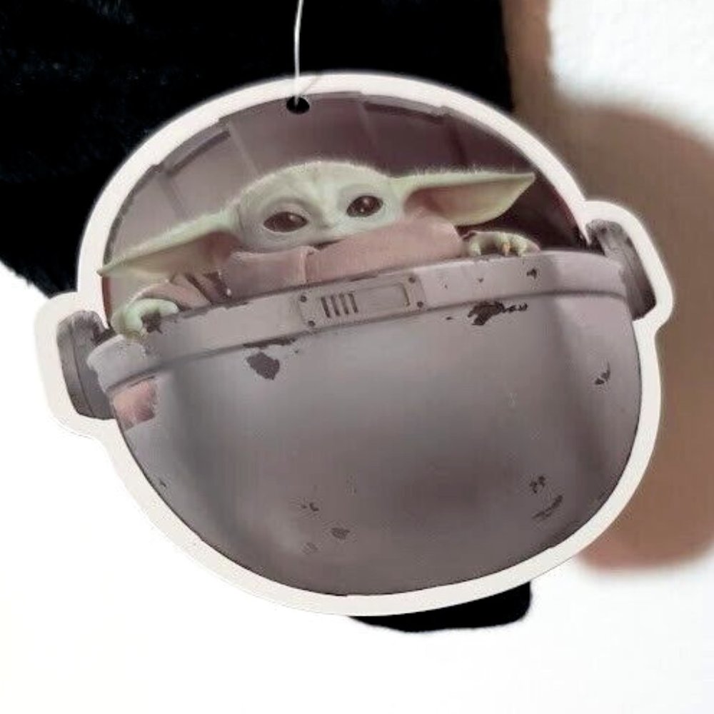 Womens Sweatshirt Star Wars Mandalorian Fleece Baby Yoda Graphic Pullover Small - Picture 9 of 9